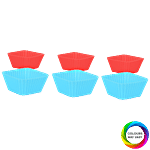 Seven Seas Silicone Cup Cake/Muffin Mould - Assorted Design & Colour 1 pc