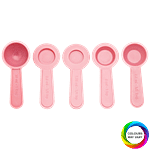 Seven seas Joie Oink Measuring Spoon - Assorted Colour 5 pcs