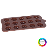 Seven seas Silicone Chocolate Mould - Round Design, Assorted Colour 1 pc