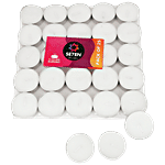 B Vishal Tea Light Candle - White 25 pcs 