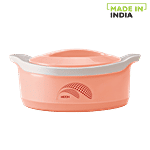 Milton New Marvel 1500 Inner Steel Casserole For Roti/Chapati - Peach 1.24 L 