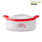 Milton New Marvel 1000 Inner Steel Casserole For Roti/Chapati - White 850 ml