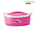 Milton New Marvel 2500 Inner Steel Casserole For Roti/Chapati - Pink 2.36 L