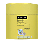 Kapiva Ayurveda Probiotics Gummies With Amla - Improves Gut Health, 10 Pcs 50 g Tin