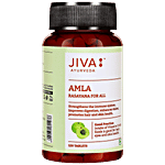 Jiva Ayurveda Amla Tablet - Rich In Vitamin C, Improves Skin & Hair Texture 120 pcs 