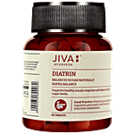 Jiva Ayurveda Diatrin Tablet - Controls Sugar Naturally, Supports Insulin Response 60 pcs 