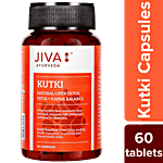 Jiva Ayurveda Kutki Capsule - Helps In Fatty Liver & Enhances Functions 60 pcs 