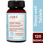 Jiva Ayurveda Sleep-Well Tablet - Effective In Sleep Disorders, Calms Mind & Body 120 pcs 