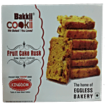 Bakkii Cookii Fruit Cake Rusk - Eggless 300 g Box