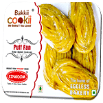 Bakkii Cookii Puff Fan - Eggless 300 g Box