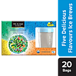 Te-A-Me Ice Brews Five Flavours Mix Tea & Infusion With Free Sipper 64 g (12 Bags x 3 g each)(8 Bags x 3.5 g each)