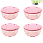 Mastercook Plastic Container Storage Bowl 100 ml (Set of 4)