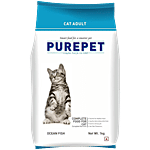 Purepet Adult Cat Dry Food - Ocean Fish 1 kg 