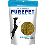Purepet Munchy Stick - Chicken Flavour 400 g Pouch