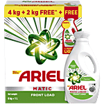 Ariel Matic Front Load Detergent Powder 6 kg (Get 1 L Matic Liquid Free)