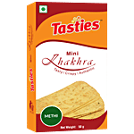 Tasties Whole Wheat Mini Khakhra - Methi 50 g