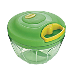 Prestige PVC 7.0 Veggie Cutter - With 3 Stainless Steel Blades, Green 1 pc 