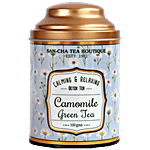 Sancha Camomile Green Detox Tea - Relieves Stress & Anxiety 100 g 