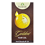Pravek Golden Hair Oil - Anti Dandruff, Stopping Premature Greying of Hair, Ayurvedic Proprietary Medicine 50 ml