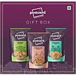 Postcard Gift Box (Jaipuri Dalmeel, Bengaluru Hurigalu, Jamnagiri Chiwda) 390 g Box