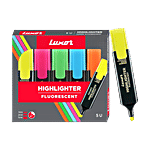 Luxor 1852 Highlighters Pens - Assorted Colour 5 pcs