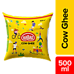 Aabad Cow Ghee/Tuppa 500 ml Pouch