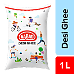 Aabad Desi Ghee/Tuppa 1 L Pouch