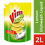 Vim Dishwash Liquid Gel Lemon Refill Pouch 2 L