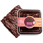 Brownie Cottage Gooey Brownie - With Less than 5% Maida, Freshly Baked, Nutella 80 g