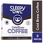 Sleepy Owl Hazelnut Cold Brew Packs 150 g (3 Bags x 50 g each)