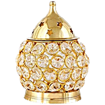 Trm Brass Deepa Matki - Round, No.1 1 pc