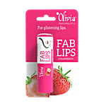 Olivia Strawberry Fab Lip Balm - Jojoba Oil & Vitamin-E For Glistening Lips 4.3 g 