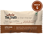 The Whole Truth Protein Bars - Coffee Cocoa, All Natural, No Added Sugar 52 g (Pack of 6)