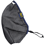 3BO Deltoid Turbo Face Masks In Navy Mesh With Navy Binding - 1S1001-XL 1 pc