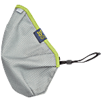 3BO Deltoid Turbo Face Masks In Grey Mesh With Green Binding - 1S1007-XL 1 pc
