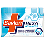 Savlon Hexa Advanced Soap, Protection from Viruses & Bacteria, 99.9% Germs 125 g (Pack of 5)