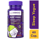 SIDDHAYU Sleep Yogue Herbal Capsules - Promotes Restful Sleep 60 pcs