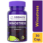 SIDDHAYU Winostress Capsules - Herbal Formula For Stress Relief 30 pcs