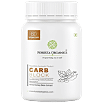 Foresta Organics Carb Block Capsules - White Kidney Bean Extract, Maintains Blood Sugar Levels 60 pcs 