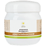 Kerala Ayurveda Agasthyarasayanam 250g | For Respiratory Tract Infections | Lung Detox | Tonic for Respiratory Health| Ayurvedic| Respiratory Wellness| Free From Artificial Sugar| With Harithaki, Atmagupta, Sankhupushpi, Apamarga, Chitraka, Bharngi, Pippali, Jaggery 250 g 