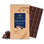 Lindberg Zero Sugar Real Dark Chocolate Bar - 55% Cocoa 80 g