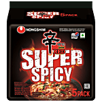 NONGSHIM Shin Red Super Spicy 5-In-1 Noodles 600 g
