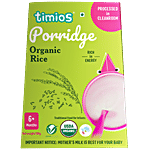 Timios Porridge - Organic Rice, Ffor Babies 6+ Months 200 g