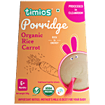 Timios Porridge - Organic Rice & Carrot, For Babies 6+ Months 200 g