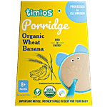 Timios Porridge - Organic Wheat & Banana, For Babies 8+ Months 200 g