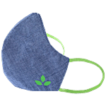 Nirvana N95 Washable Face Mask - Blue, Medium 1 pc