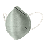 Amante Face Mask - Ultra-Light Contoured Fit, Large, Aqua Grey 1 pc