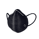 Amante Face Mask - Ultra-Light Contoured Fit, Small, Black 1 pc