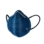 Amante Face Mask - Ultra-Light Contoured Fit, Small, Digi Blue 1 pc