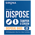 Sirona Disposal Bags For Discreet Disposal Of Tampons & Condoms 50 pcs